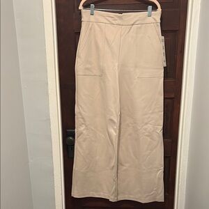 Zac and Rachel Elegant Beige Women's Wide-Leg Pants NWT L
